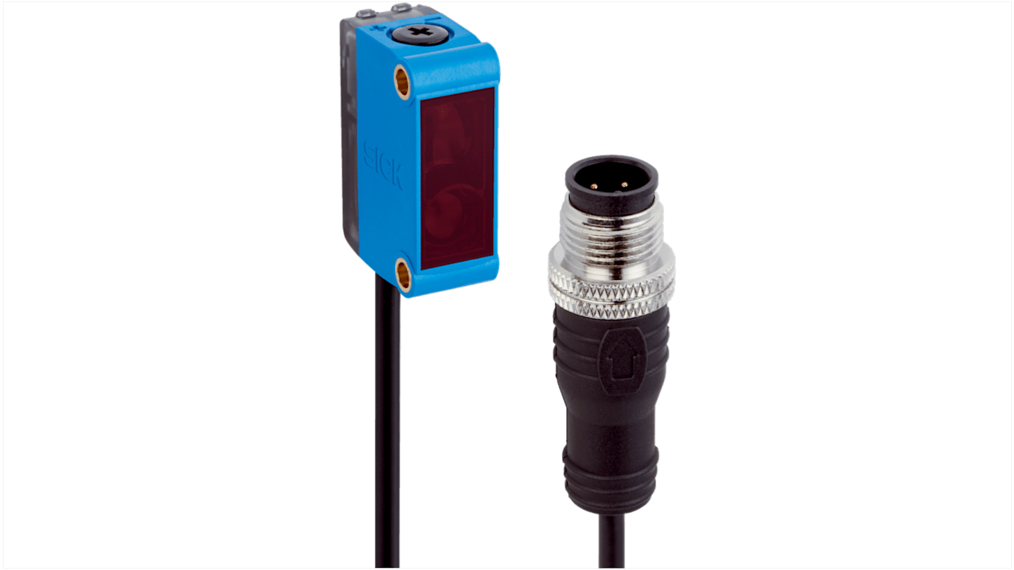 Rs-Online Sensore fotoelettrico Rettangolare SICK a retroriflessione rilevamento 6 m uscita PNP