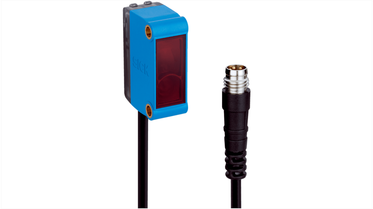 Rs-Online Sensore fotoelettrico Rettangolare SICK a retroriflessione rilevamento 6 m uscita PNP