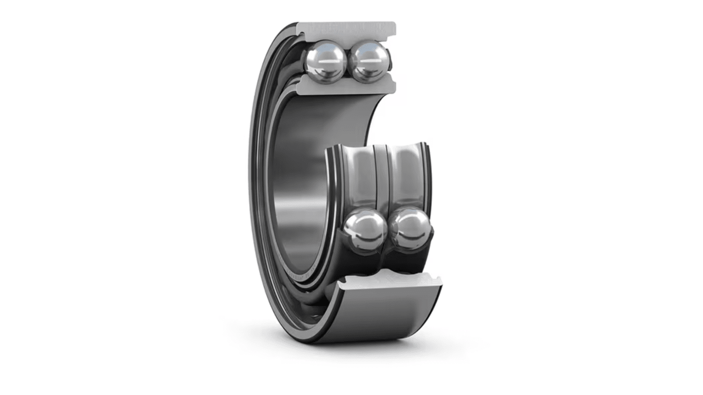 SKF 3204A Double Row Angular Contact Ball Bearing- Open Type 20mm I.D, 47mm O.D