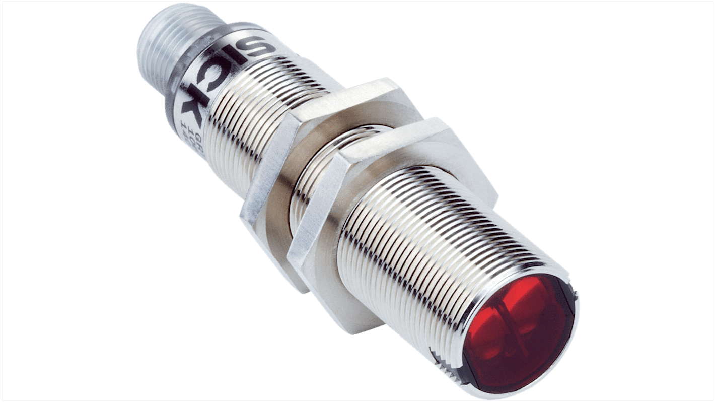 Rs-Online Sensore fotoelettrico Cilindrico SICK a retroriflessione rilevamento 7 2 m uscita NPN