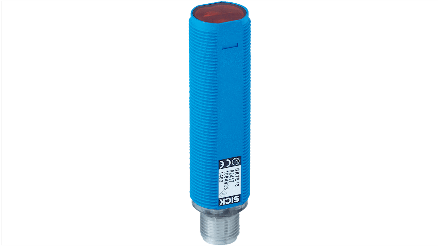 Sick Energetic Photoelectric Sensor, Cylindrical Sensor, 350 mm Detection Range