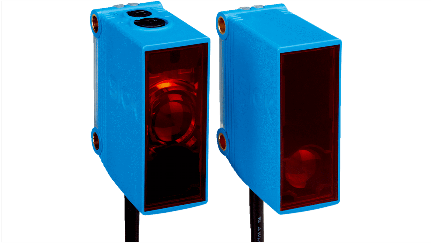 Rs-Online Sensore fotoelettrico Rettangolare SICK Attraverso il fascio rilevamento 4.0 mm uscita NPN