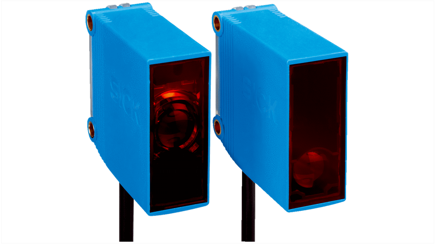 Rs-Online Sensore fotoelettrico Rettangolare SICK Attraverso il fascio rilevamento 4.0 mm uscita Relè SPDT