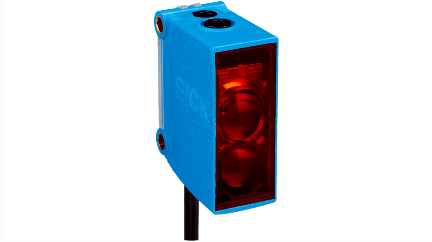 Rs-Online Sensore fotoelettrico Rettangolare SICK rilevamento 1300 mm uscita NPN