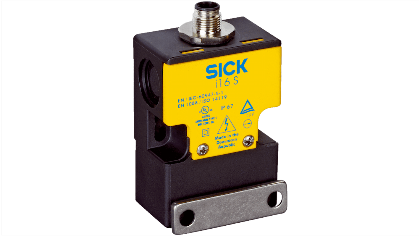 SICK i16 Safety Switch, 2NC, Glass-Fiber Reinforced Polybutylene Terephthalate (PBT)