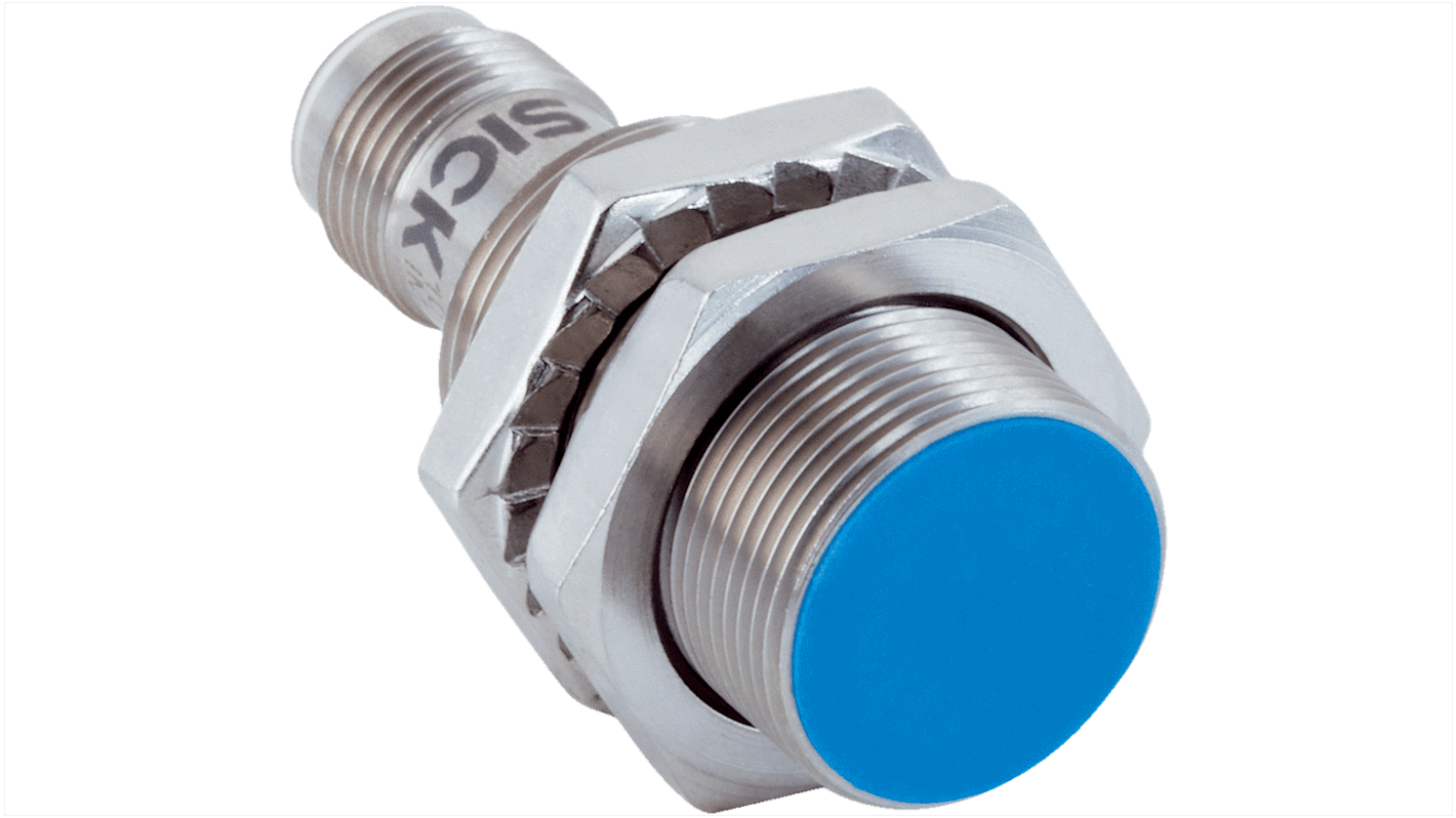 Rs-Online Sensore di prossimità Cilindro filettato SICK M18 rilevamento 8 mm 10 → 30 V CC