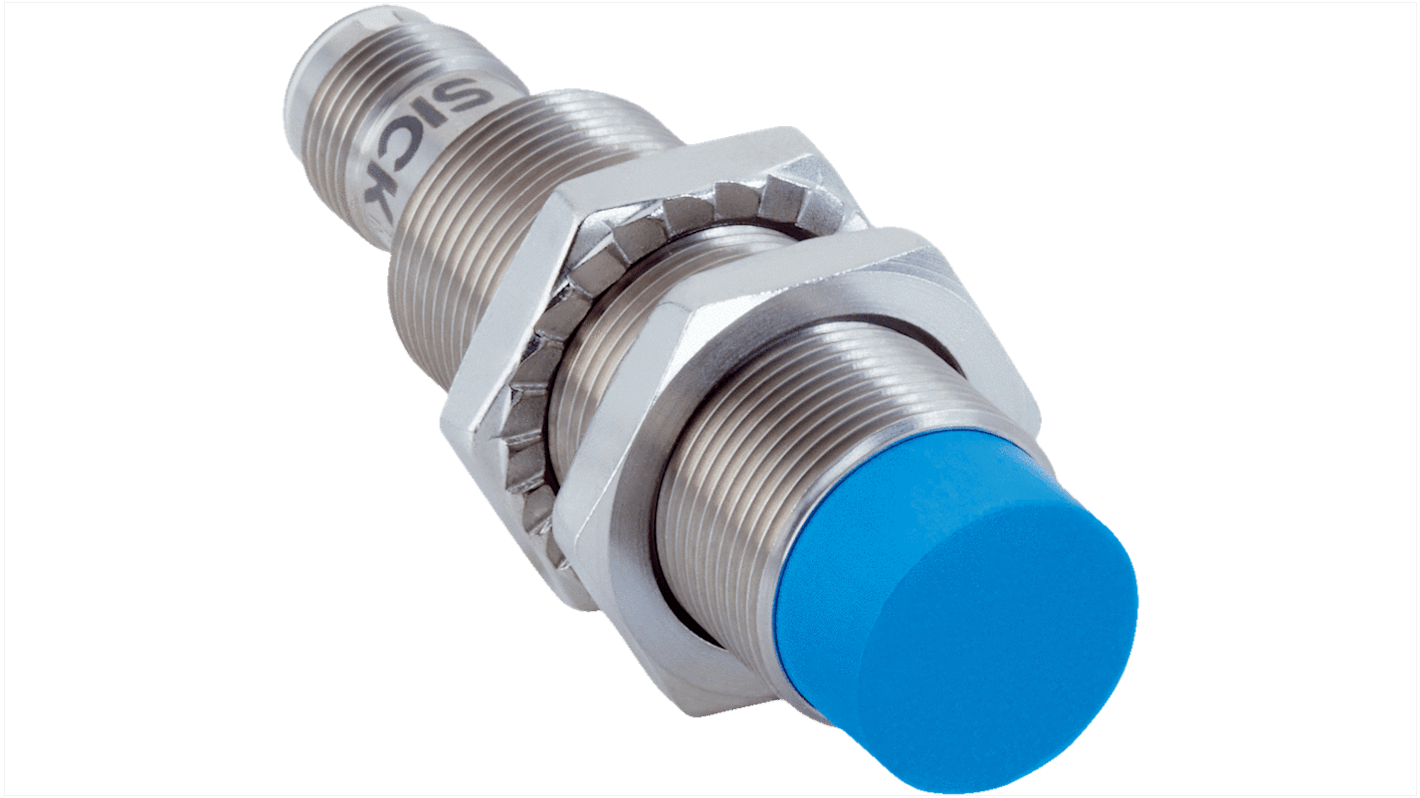 Rs-Online Sensore di prossimità Cilindro filettato SICK M18 rilevamento 12 mm 10 → 30 V CC