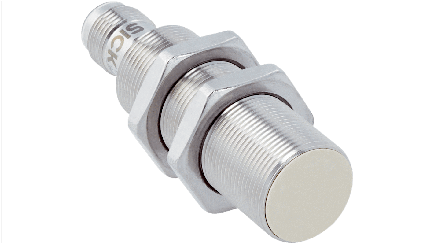 Rs-Online Sensore di prossimità Cilindro filettato SICK M18 rilevamento 8 mm 10 → 30 V CC