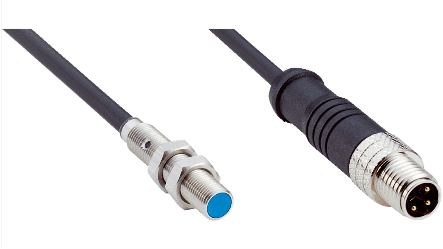 Rs-Online Sensore di prossimità Cilindro filettato SICK M5 rilevamento 0 8 mm 10 → 30 V CC