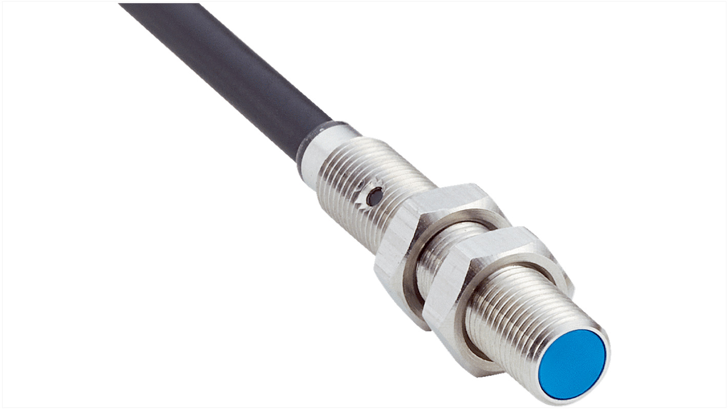 Sensore di prossimità induttivo Cilindrico Sick, NPN, M5 x 0.5, rilevamento 1,5 mm, 10 → 30 V CC