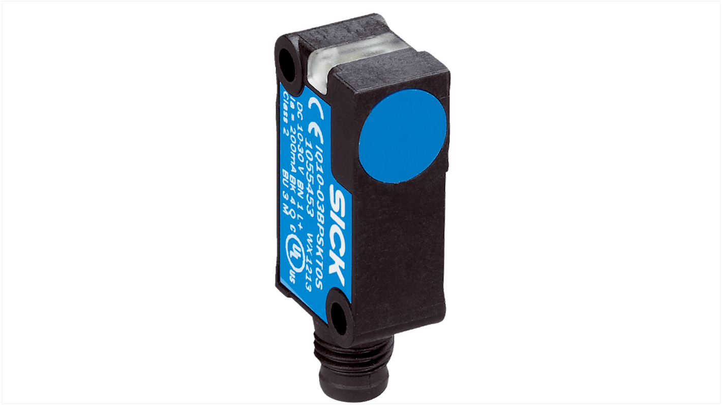 Rs-Online Sensore di prossimità rettangolare SICK rilevamento 3 mm 10 → 30 V CC
