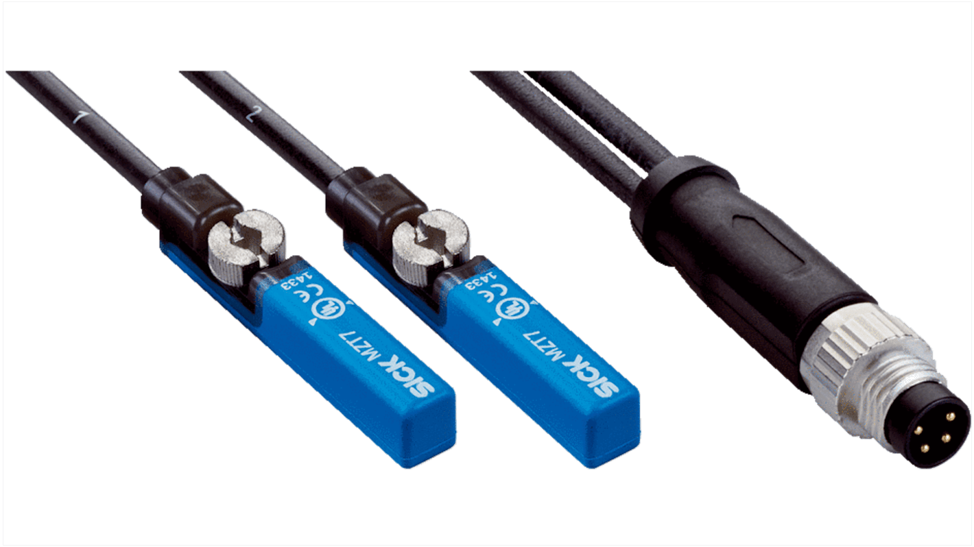 SICK C-slot Pneumatic Cylinder Sensor, IP65, IP67, 10 → 30V dc, PNP Operation, MZT7, with LED indicator
