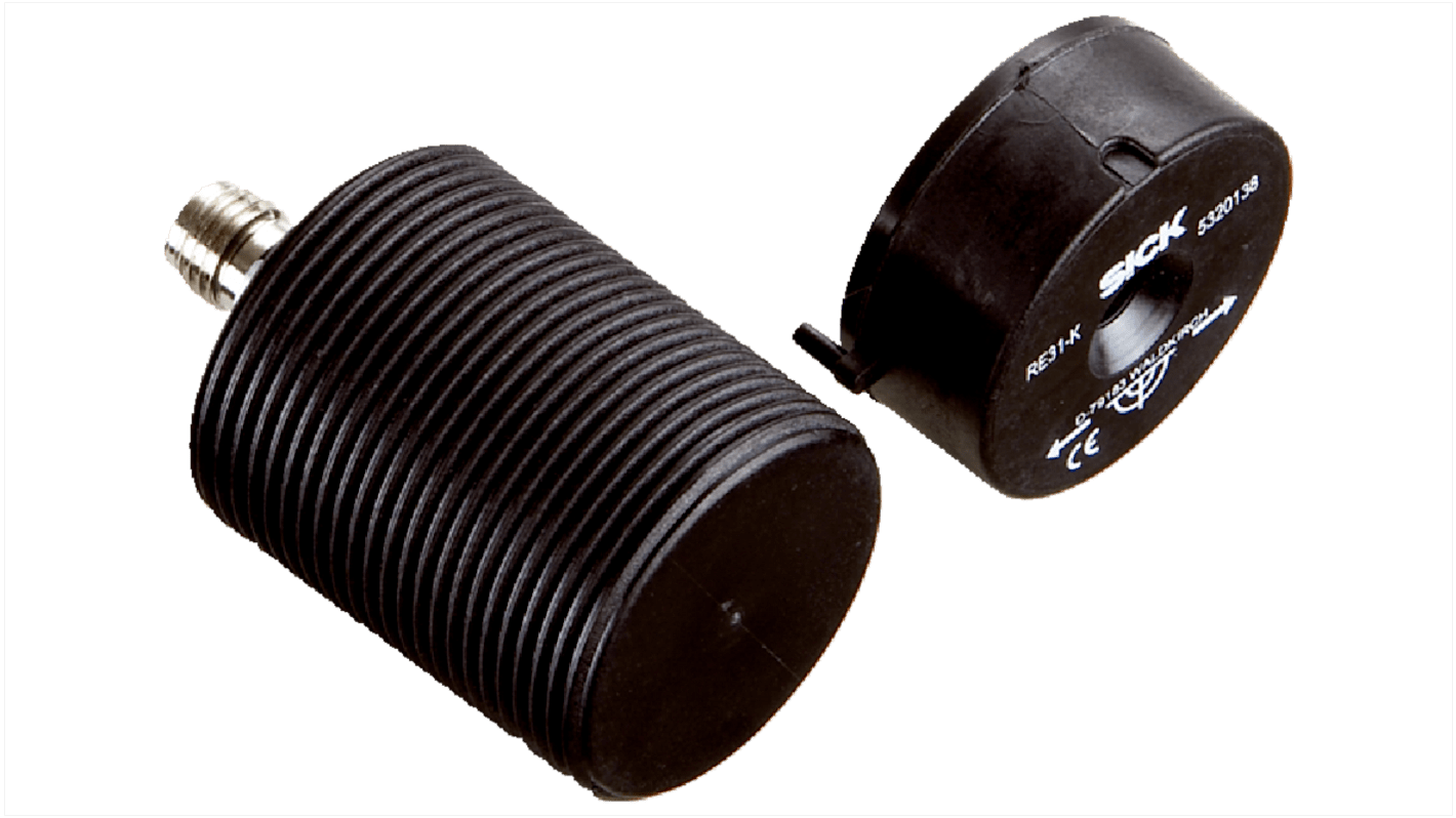 SICK RE31 Safety Switch, 1NO/1NC Actuator Included, Glass Fiber Reinforced PPS, Magnet Lock