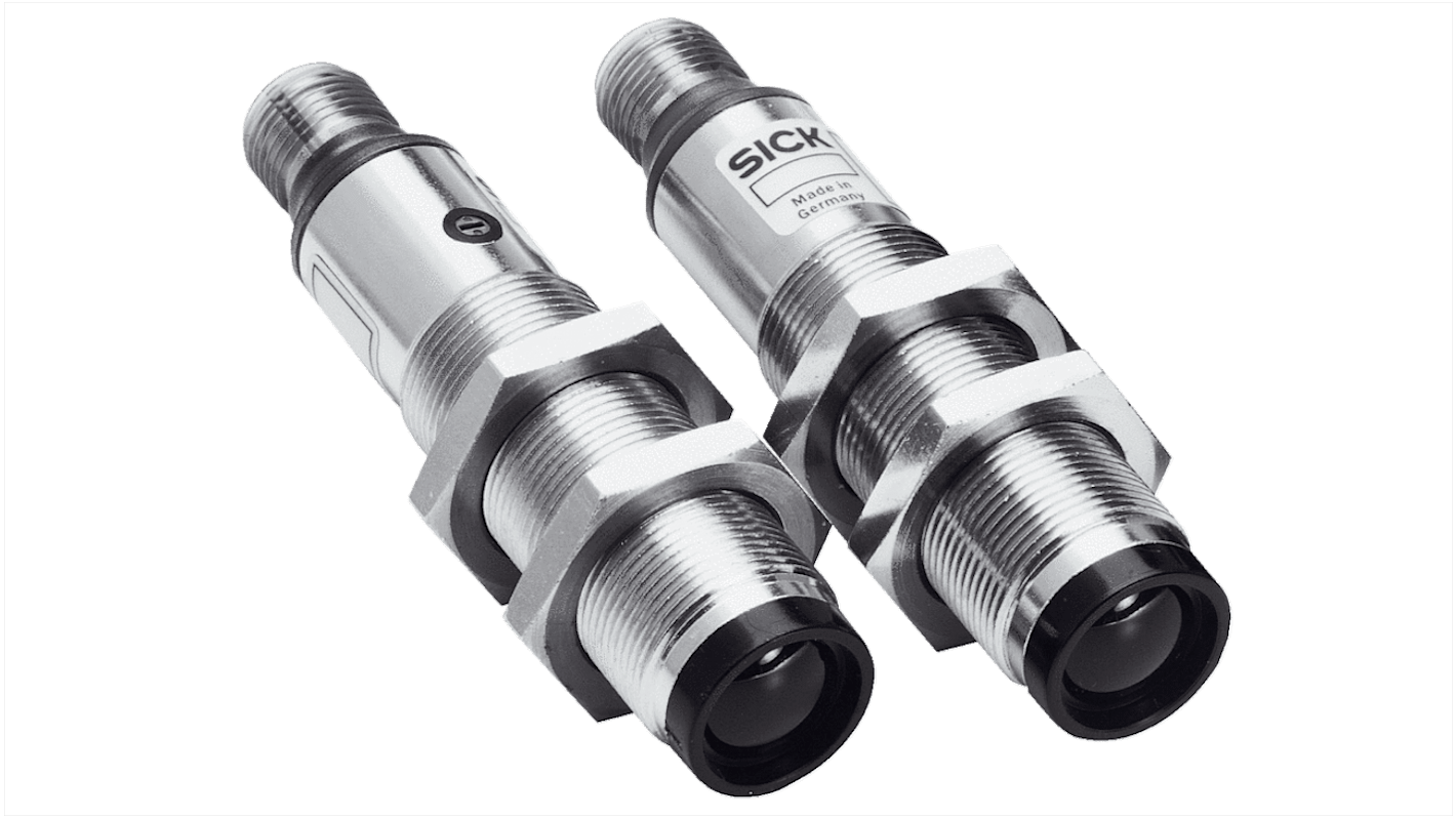 Rs-Online Sensore fotoelettrico Cilindrico SICK Attraverso il fascio rilevamento 20 m uscita PNP