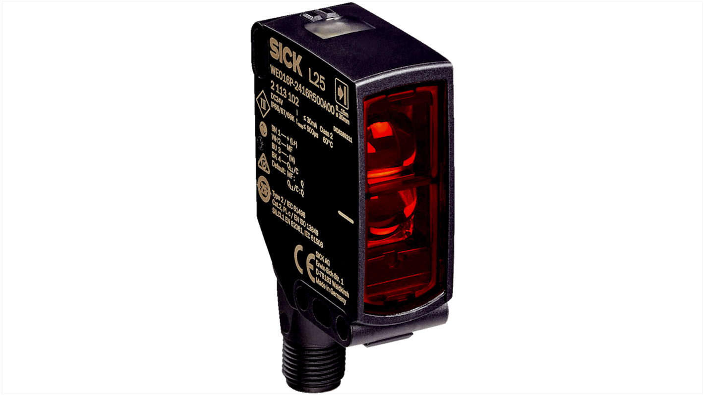 Barrera inmaterial Sick WSO16I, Receptor, 1 haces, 24 V CC, seguridad cat. 2, SILSIL 1