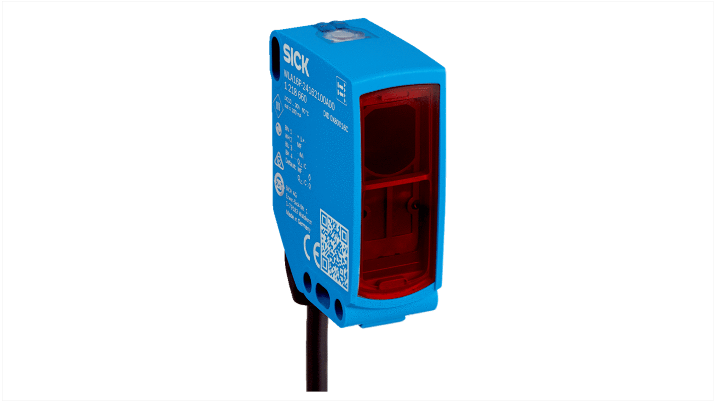 Sick Retroreflective Photoelectric Sensor, Rectangular Sensor, 10 m Detection Range IO-LINK