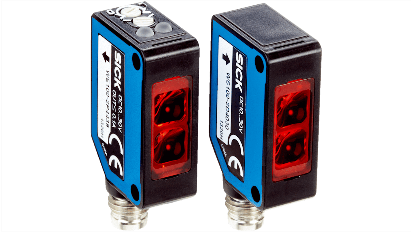 Rs-Online Sensore fotoelettrico Rettangolare SICK Attraverso il fascio rilevamento 33 m uscita NPN