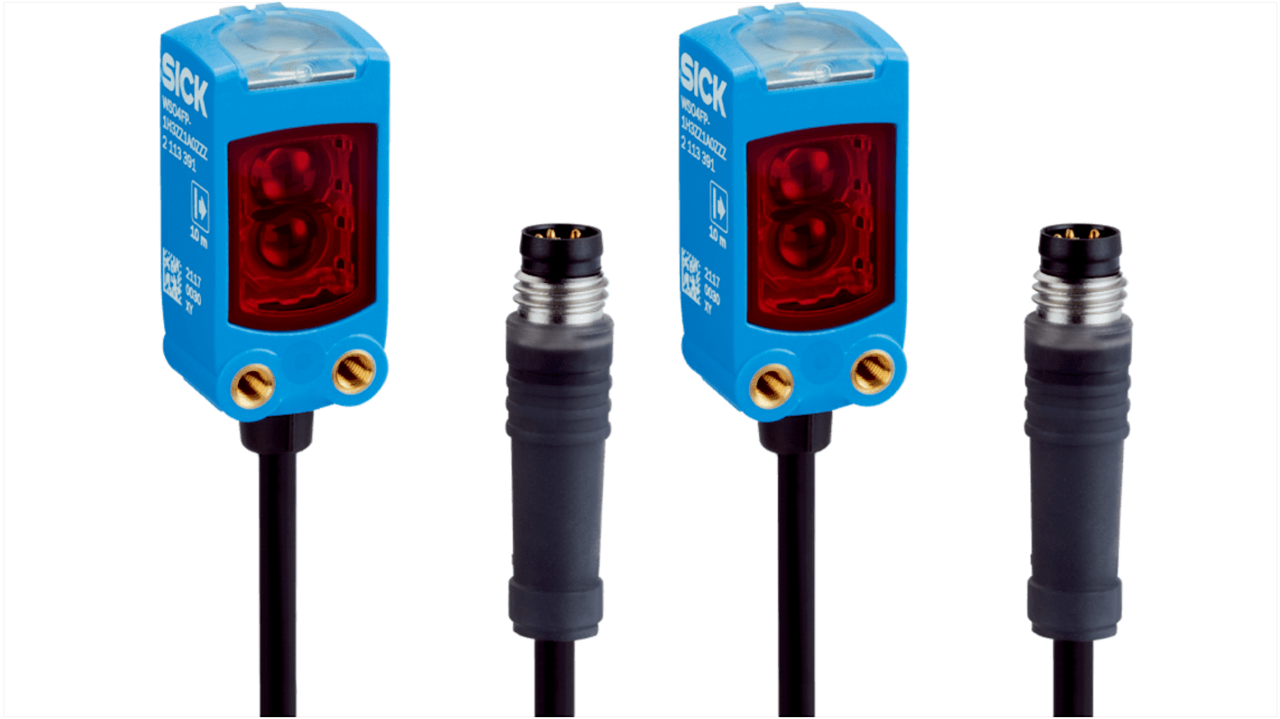 Rs-Online Sensore fotoelettrico Rettangolare SICK Attraverso il fascio rilevamento 10 m uscita PNP / NPN