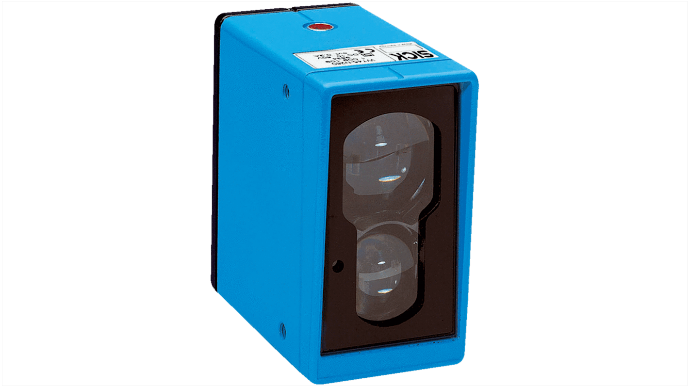 Rs-Online Sensore fotoelettrico Rettangolare SICK Soppressione di sfondo rilevamento 2000 mm uscita Isolato elettricamente