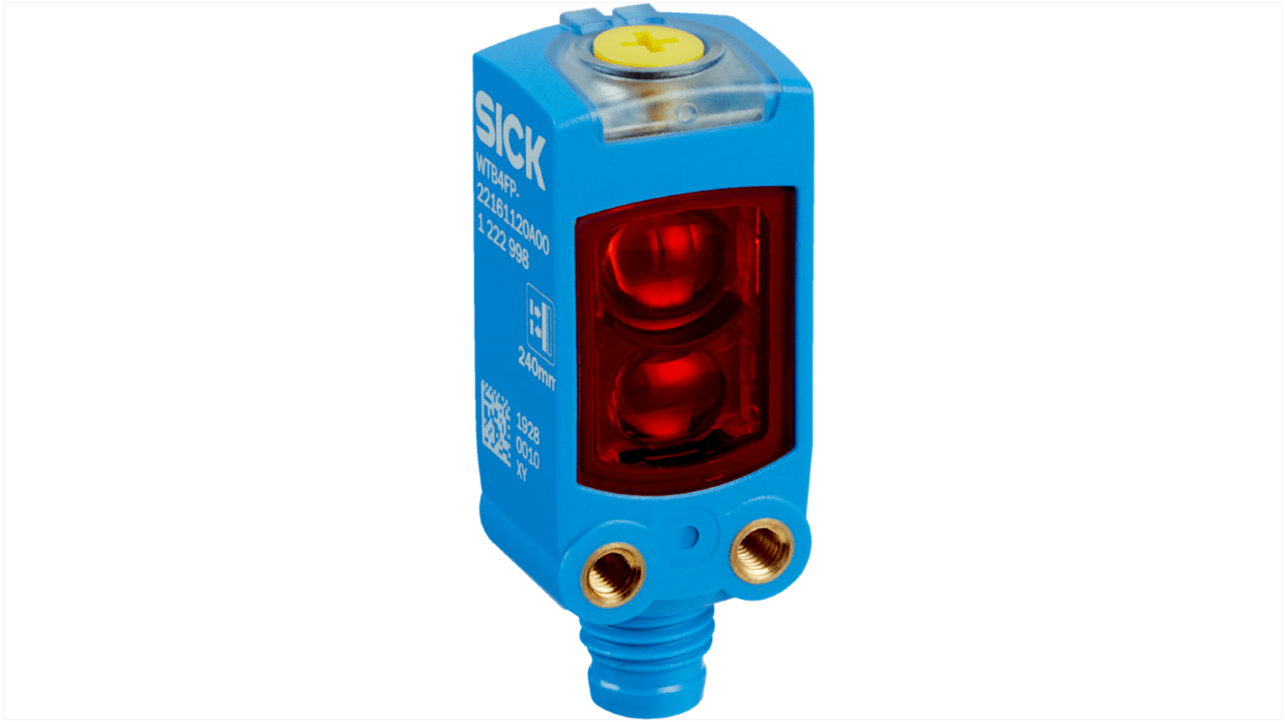 Rs-Online Sensore fotoelettrico Rettangolare SICK COLLEGAMENTO IO-LINK rilevamento 220 mm uscita PNP / NPN