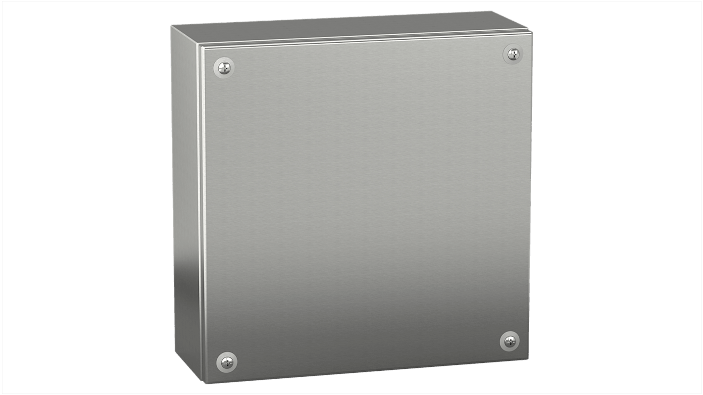 Schneider Electric PanelSeT SBX Series Stainless Steel Wall Box, IP66, 200 mm x 200 mm x 80mm