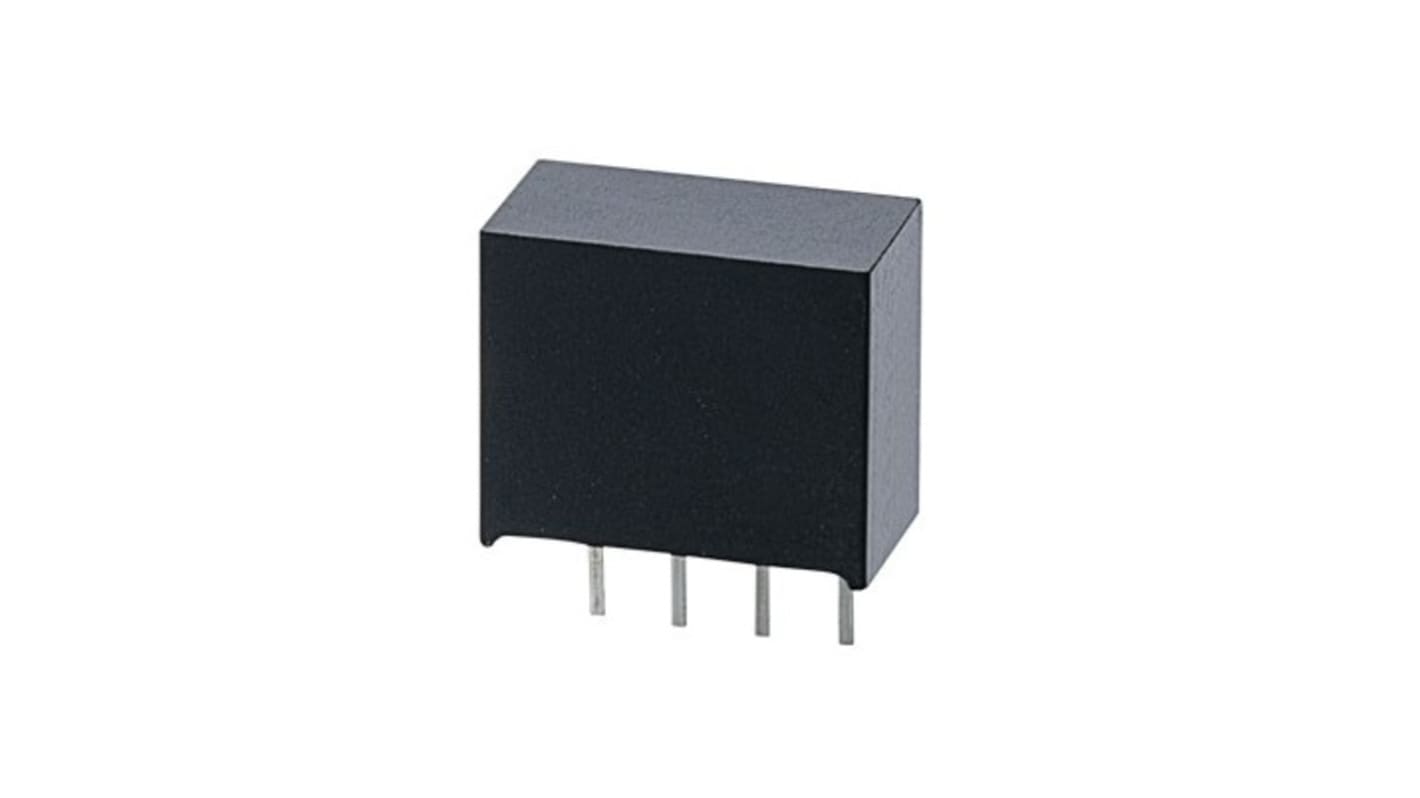 RS PRO Isolated DC-DC Converter, 5V dc/ 200mA Output, 5V dc Input, 1W, PCB Mount, +95°C Max Temp -40°C Min Temp