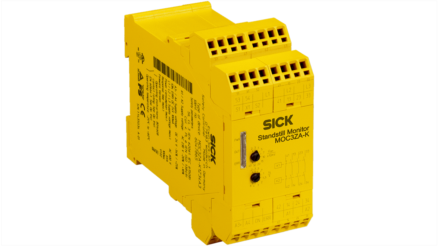 Controlador de seguridad Sick MOC3ZA/4 S, cat. seguridad Categoría 4, SIL 3, 24 V