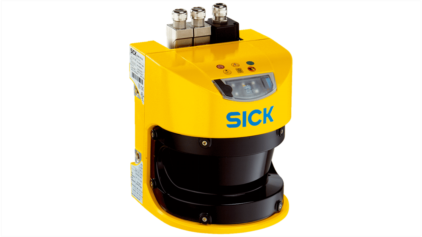 Escáner láser Sick S30A-6111CL, Escáner láser de seguridad, 49m, 905nm, 60 ms, Conductor de fibra óptica, 155 x 185 x