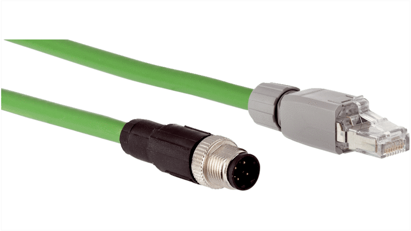 Kabel Ethernet Cat5 długość 10m Z zakończeniem SICK Poliuretan średnica 6.5mm