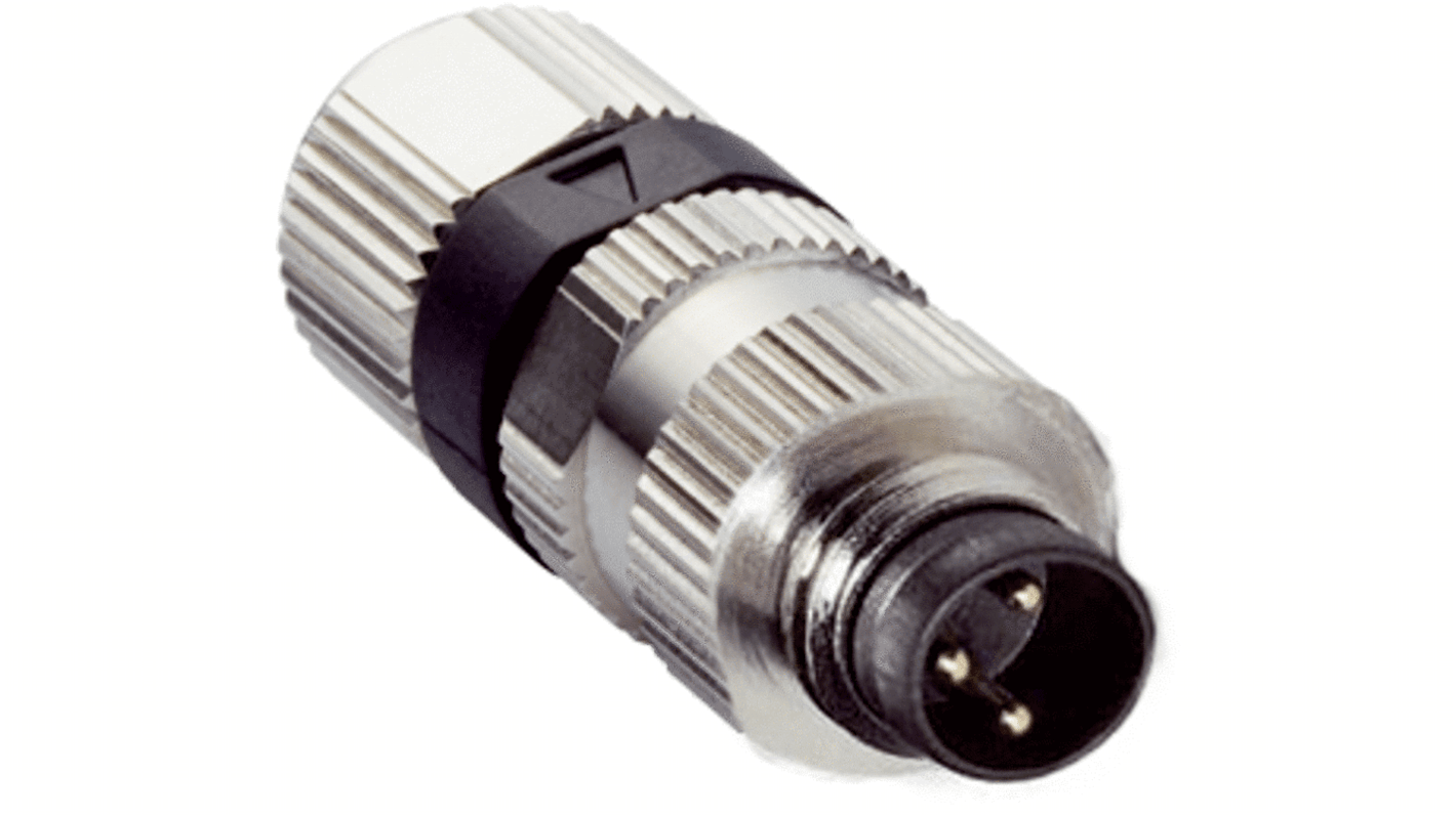 SICK Connector, M8 Connector, Plug, Male, IP68, STE Series
