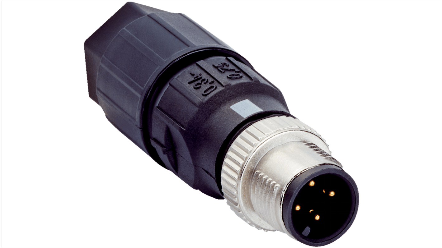 SICK Connector, M12 Connector, Plug, Male, IP65, IP67, STE Series