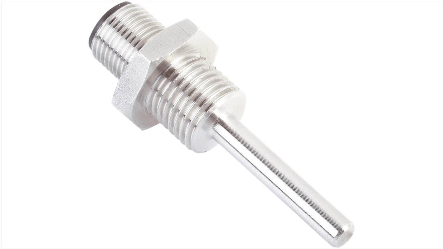 SICK PT100 RTD Sensor, 5mm Dia, 30mm Long, 3 Wire, G3/8, +130°C Max