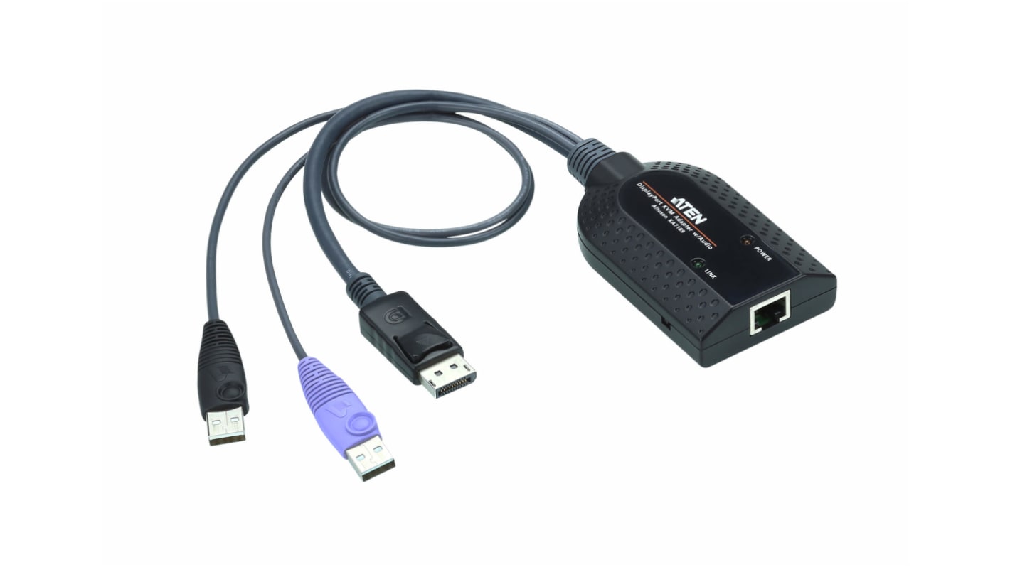 Aten USB A to DisplayPort Adapter, 1 Supported Display(s) - 1920 x 1200