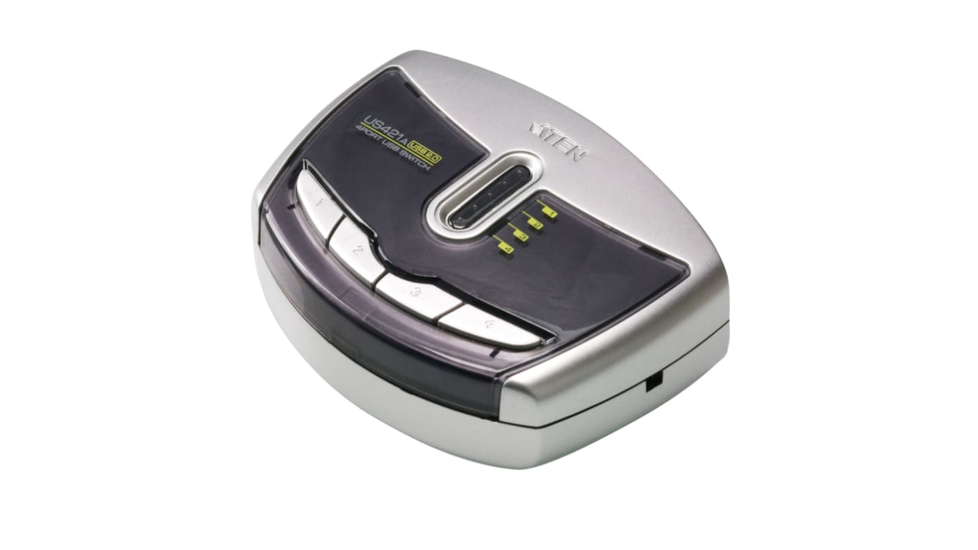 Stacje dokujące USB, magistrala: USB 2.0, USB: 4, typ: USB A, USB B