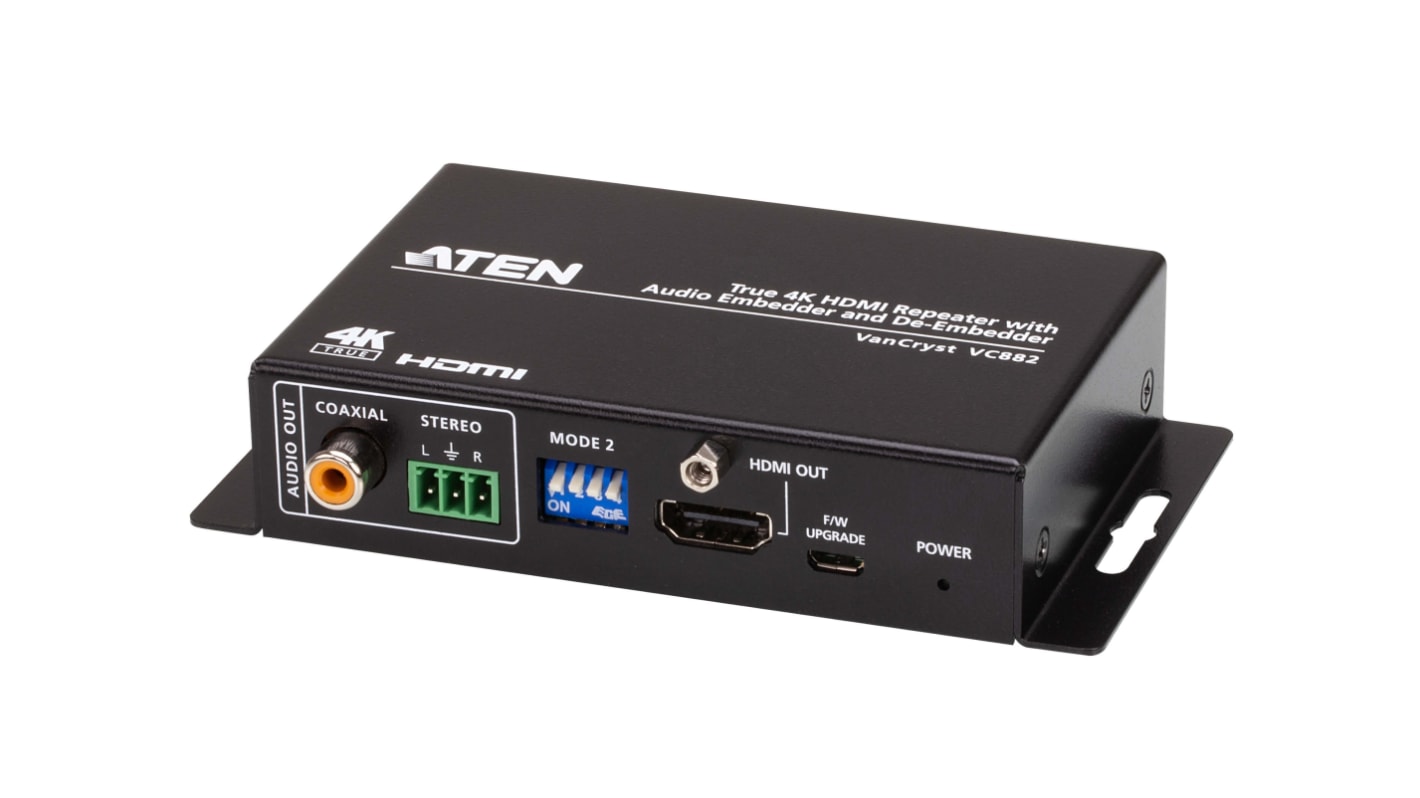 Aten 视频转换器, HDMI转HDMI, 4096 X 2160分辨率