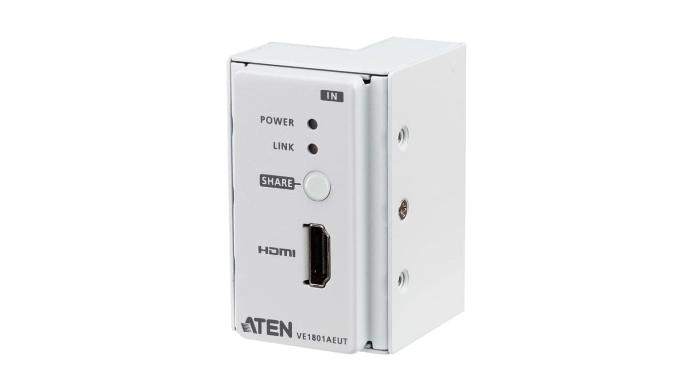 Aten HDMI延长器, 单端口, CAT 6传送, 3m, 最大分辨率4096 x 2160