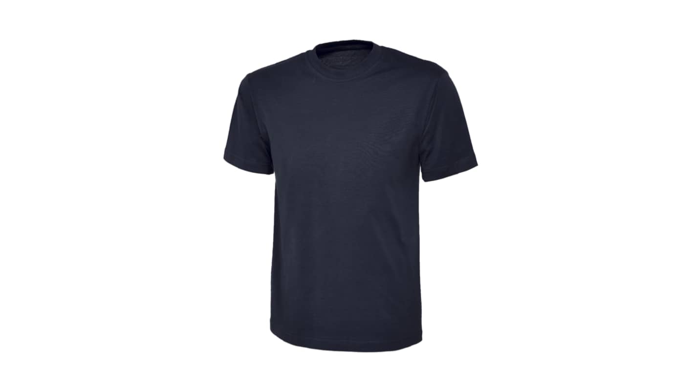 RS PRO Navy 100% Cotton Short Sleeve T-Shirt, UK- M