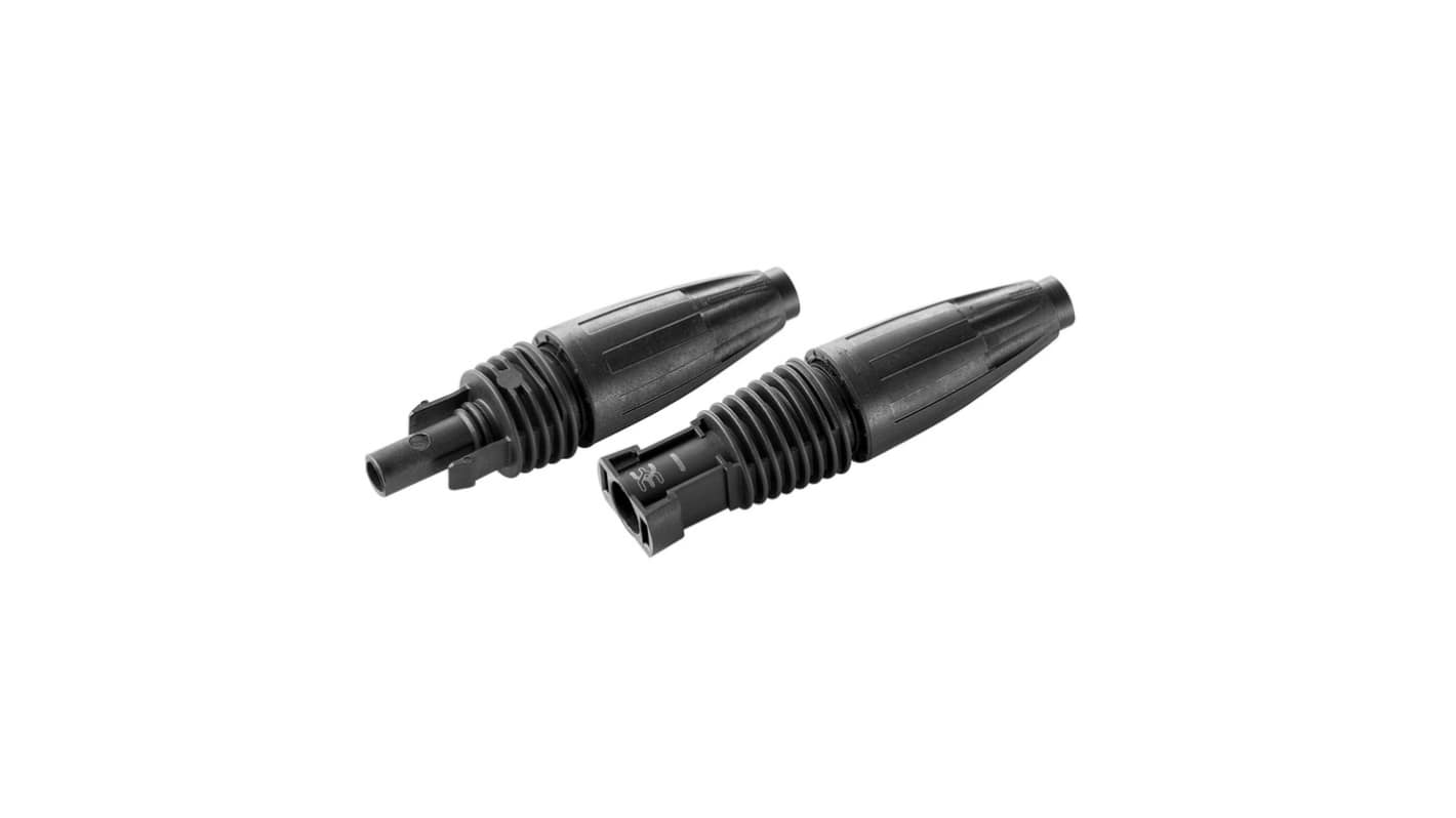 Conector solar, Macho a Hembra, De inserción, 30A, 1,5 kV dc