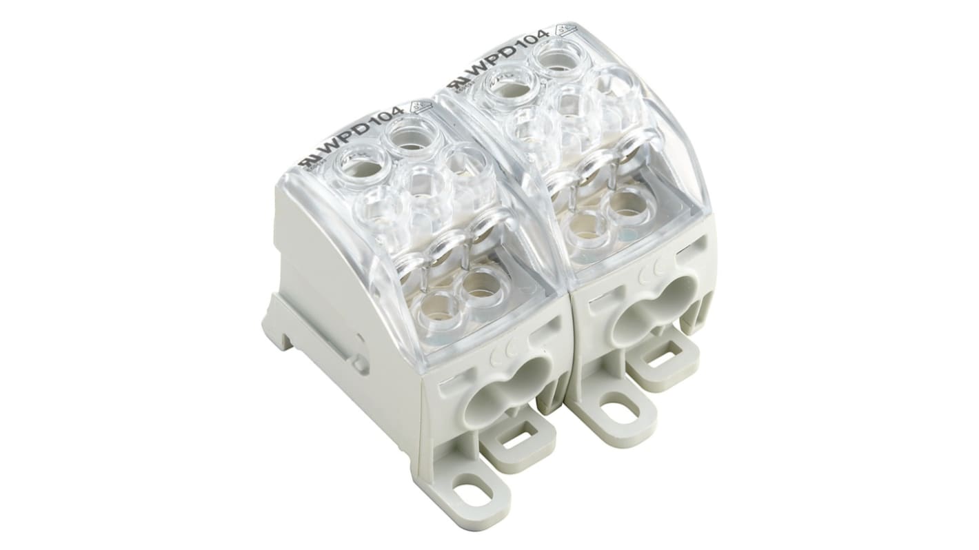 Weidmüller WPD Series Light Grey, 1-Level, Screw Termination, ATEX, IECEx