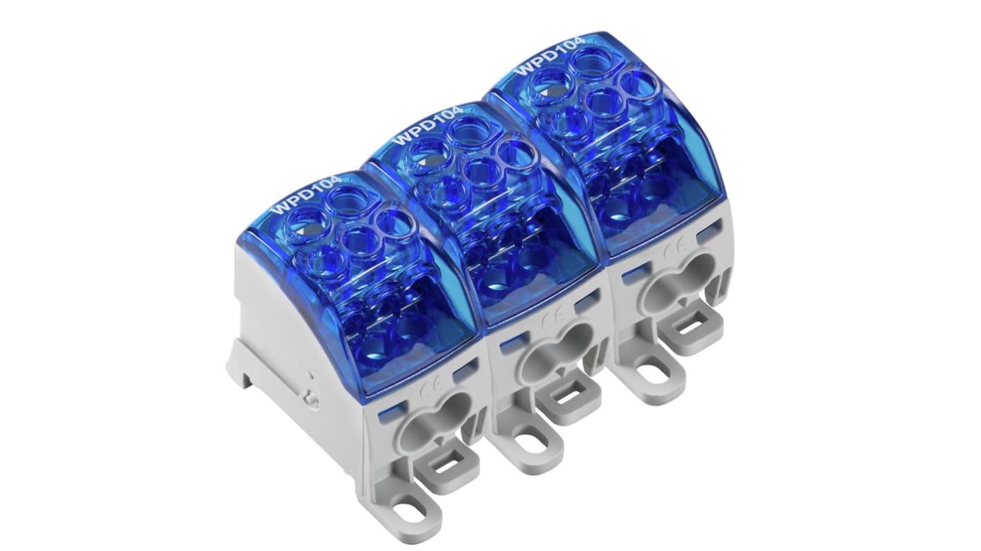 Unità di distribuzione Weidmüller, Blu, livello Singolo