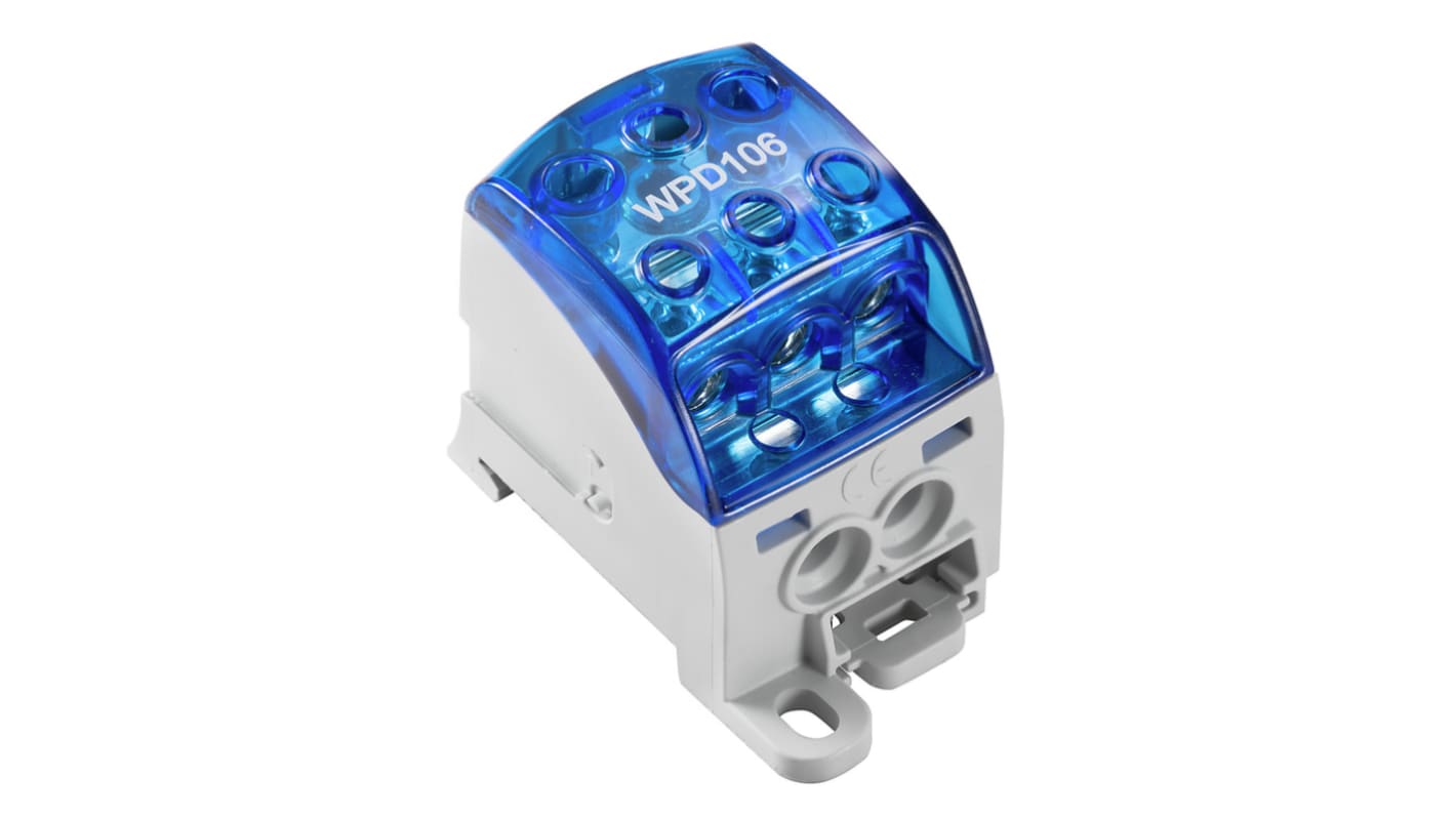 Weidmüller WPD Series Blue, 1-Level, Screw Termination, ATEX, IECEx