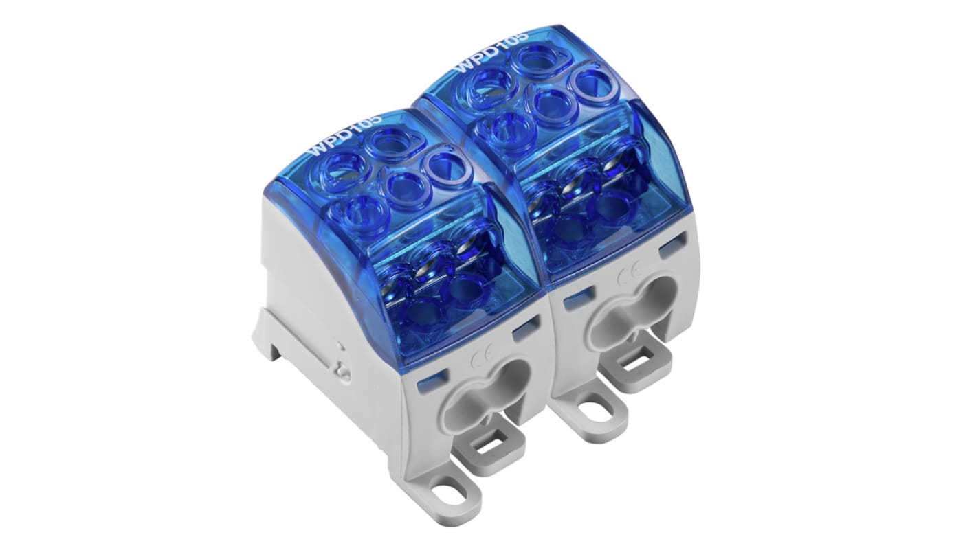 Weidmüller WPD Series Blue, 1-Level, Screw Termination, ATEX, IECEx