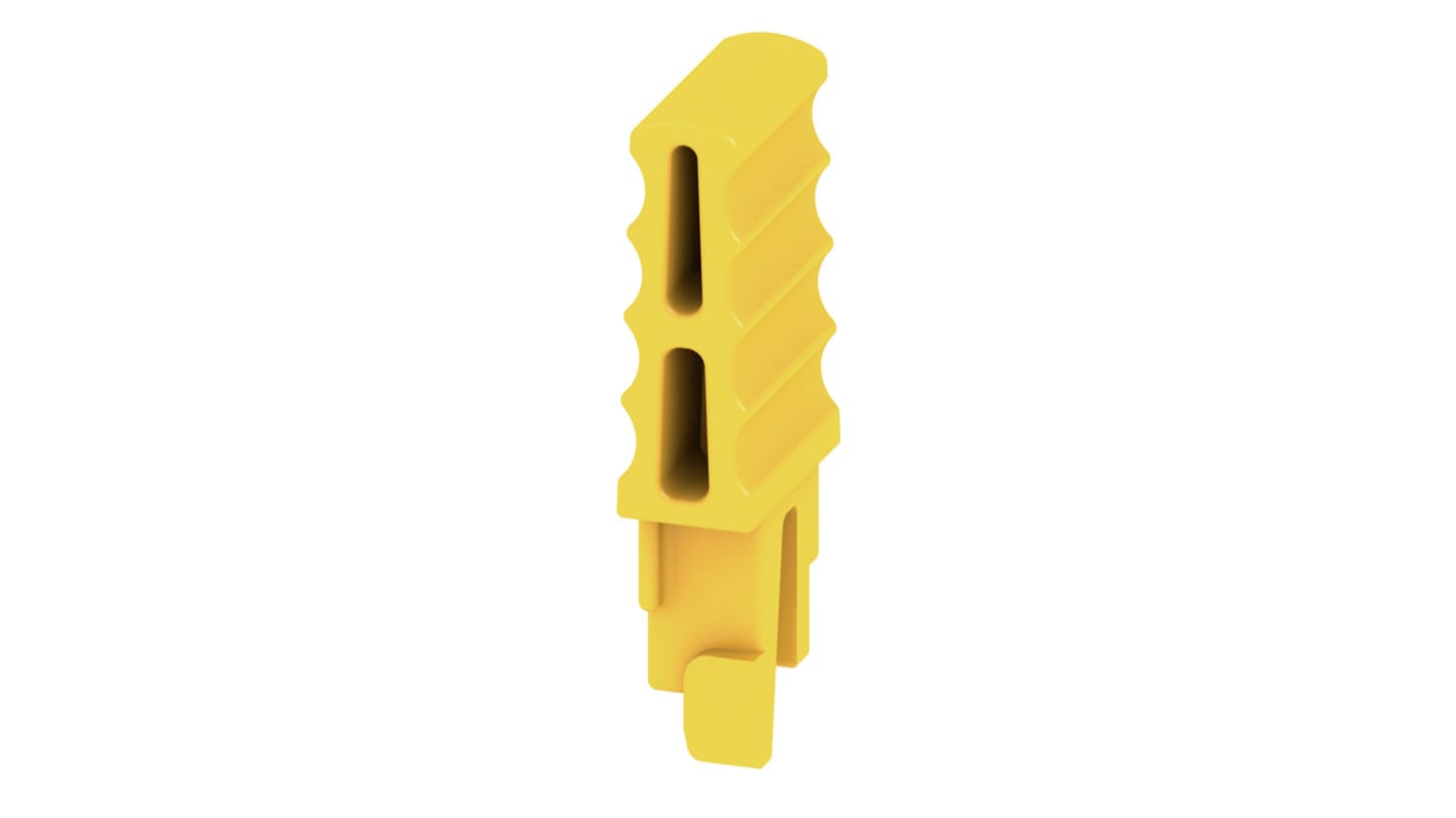 Weidmüller, LL TTB 6/1 YL Locking Lever for use with  for use with Terminal Blocks