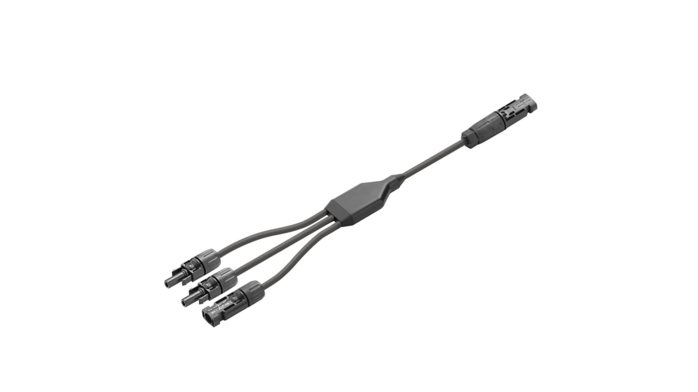 Weidmüller PVHXM+M+W-XX06M-15 Series, Female, Male, Plug-In Solar Connector, Cable CSA, 6mm², 1.5 kV dc 2814