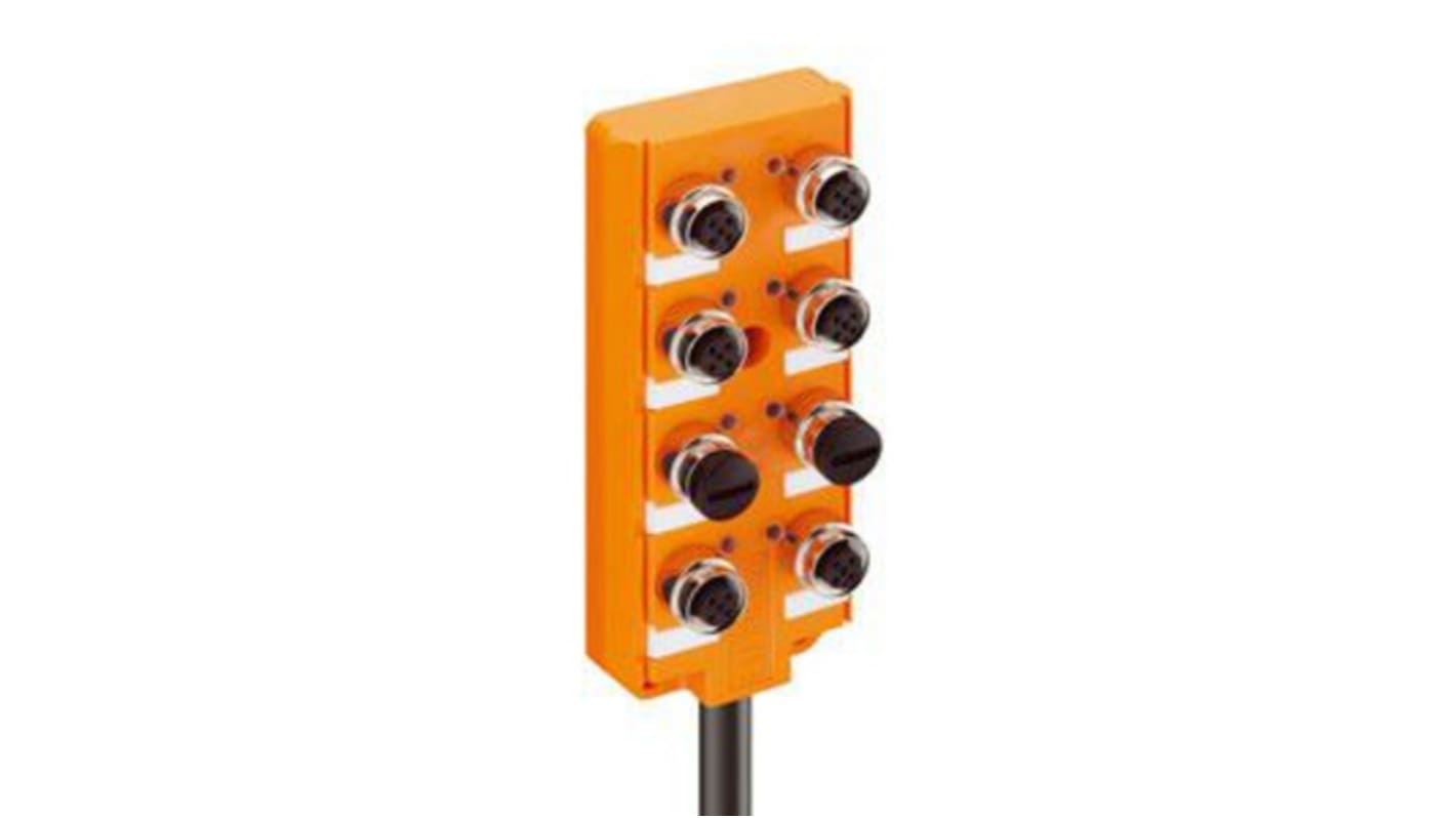Répartiteur pour capteurs/actionneurs Lumberg Automation série 606, 8 ports , M12