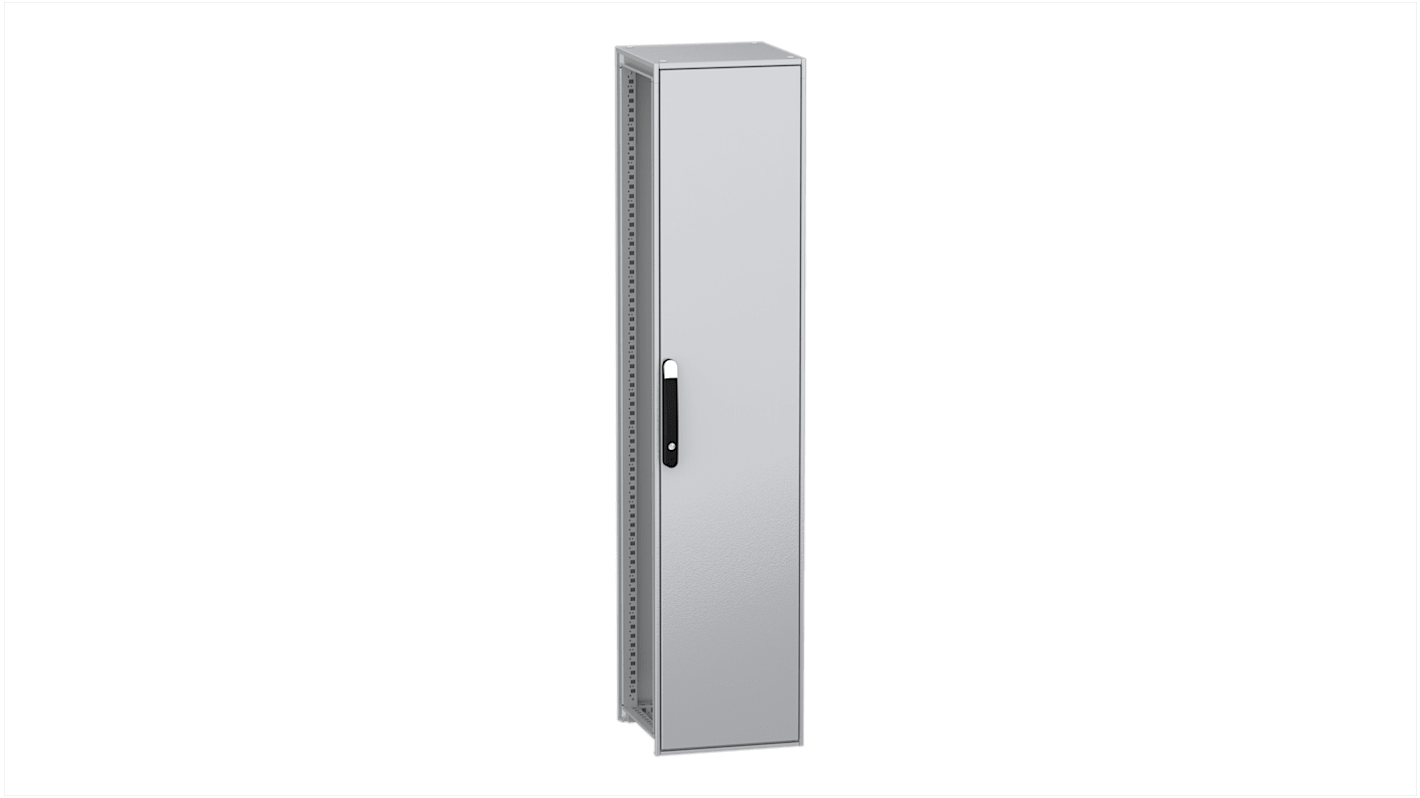 Schneider Electric PanelSeT SFN Series Galvanised Steel Single-Door-Door Floor Standing Enclosure, Plain Door Door,