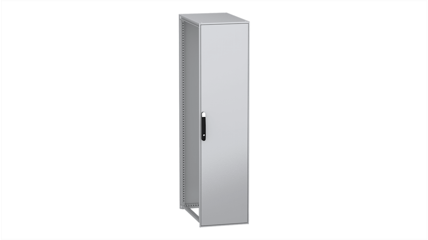 Schneider Electric PanelSeT SFN Series Galvanised Steel Single-Door-Door Floor Standing Enclosure, Plain Door Door,