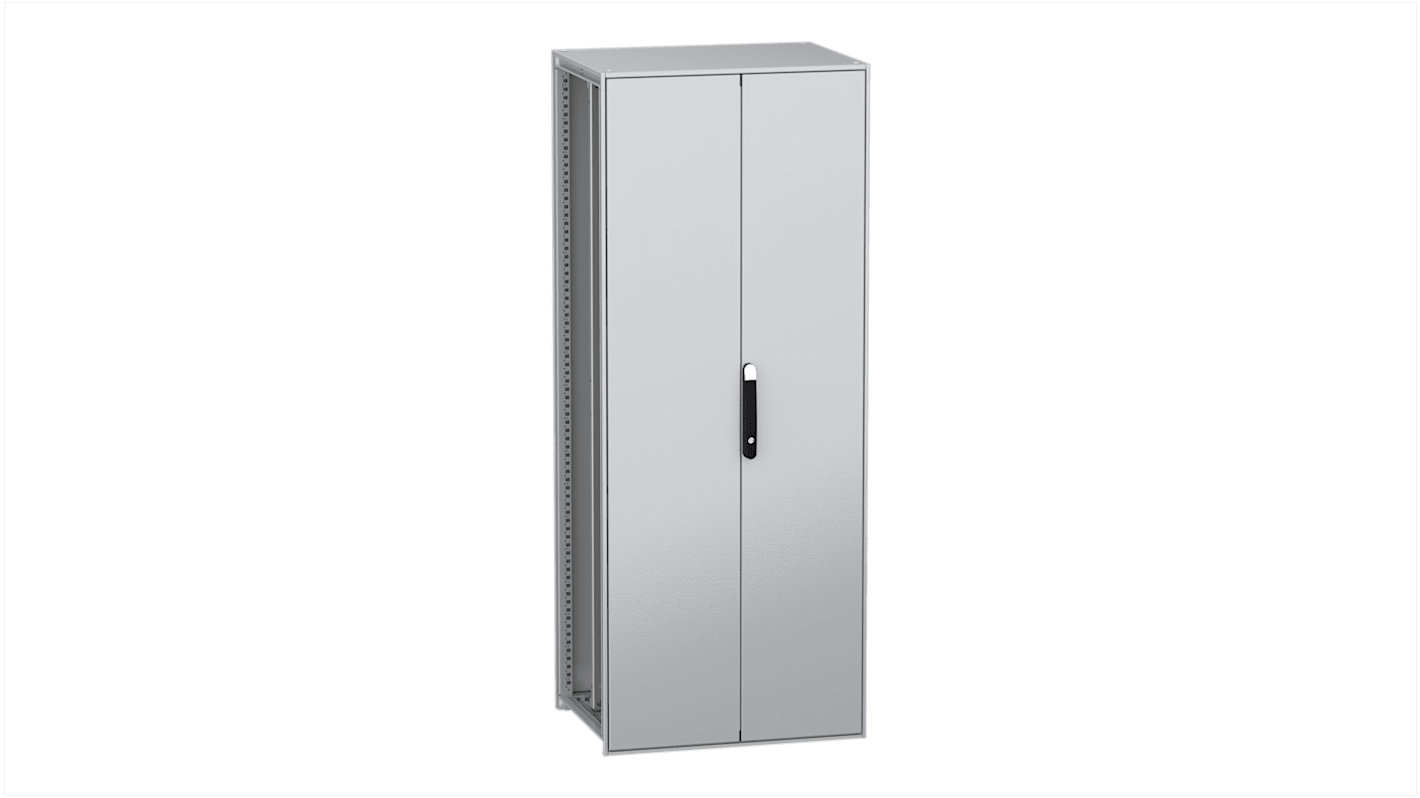 Armario individual de 2 puertas Schneider Electric serie PanelSeT SFN, de Acero galvanizado, 2000 x 800 x 600mm, IP55