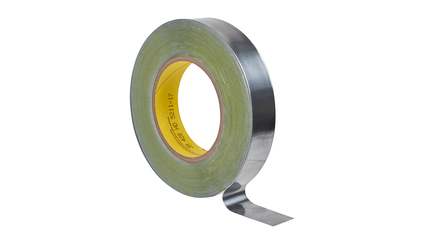 Nastro in alluminio 3M, 55m x 12mm, Conduttivo