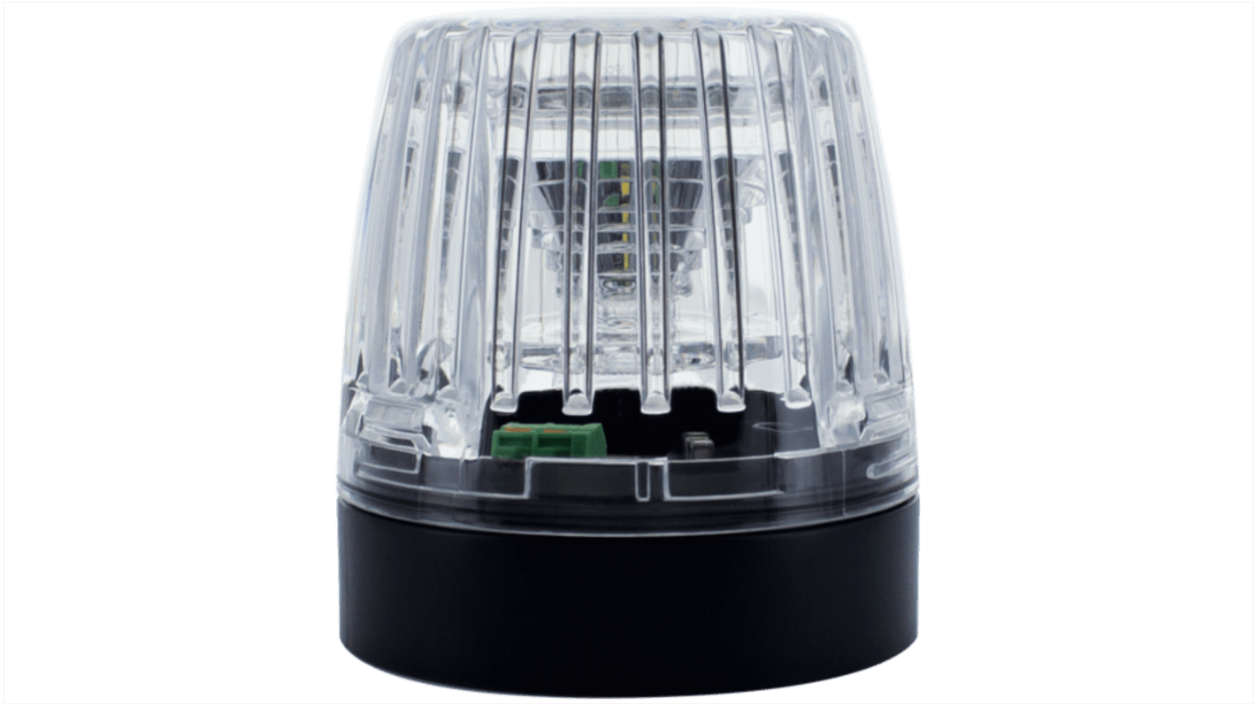 Murrelektronik Limited 4000-76056 Series Clear Beacon, 24 V dc, LED Bulb, IP65